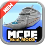 boat mods for mcpe android application logo